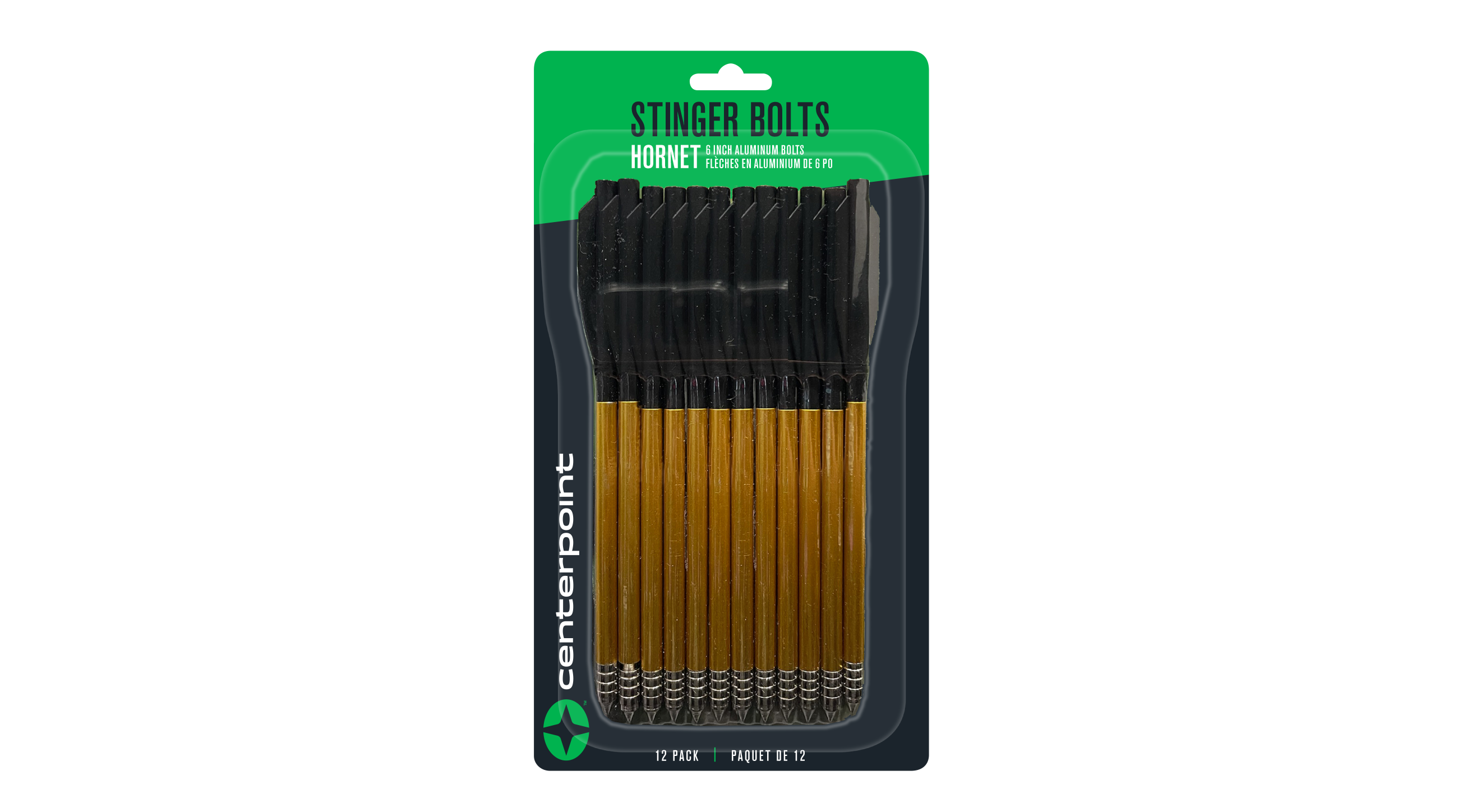 Stinger Bolt [The Stinger Bolts come in a 12 pack and are designed specifically for the Hornet recurve crossbow.]