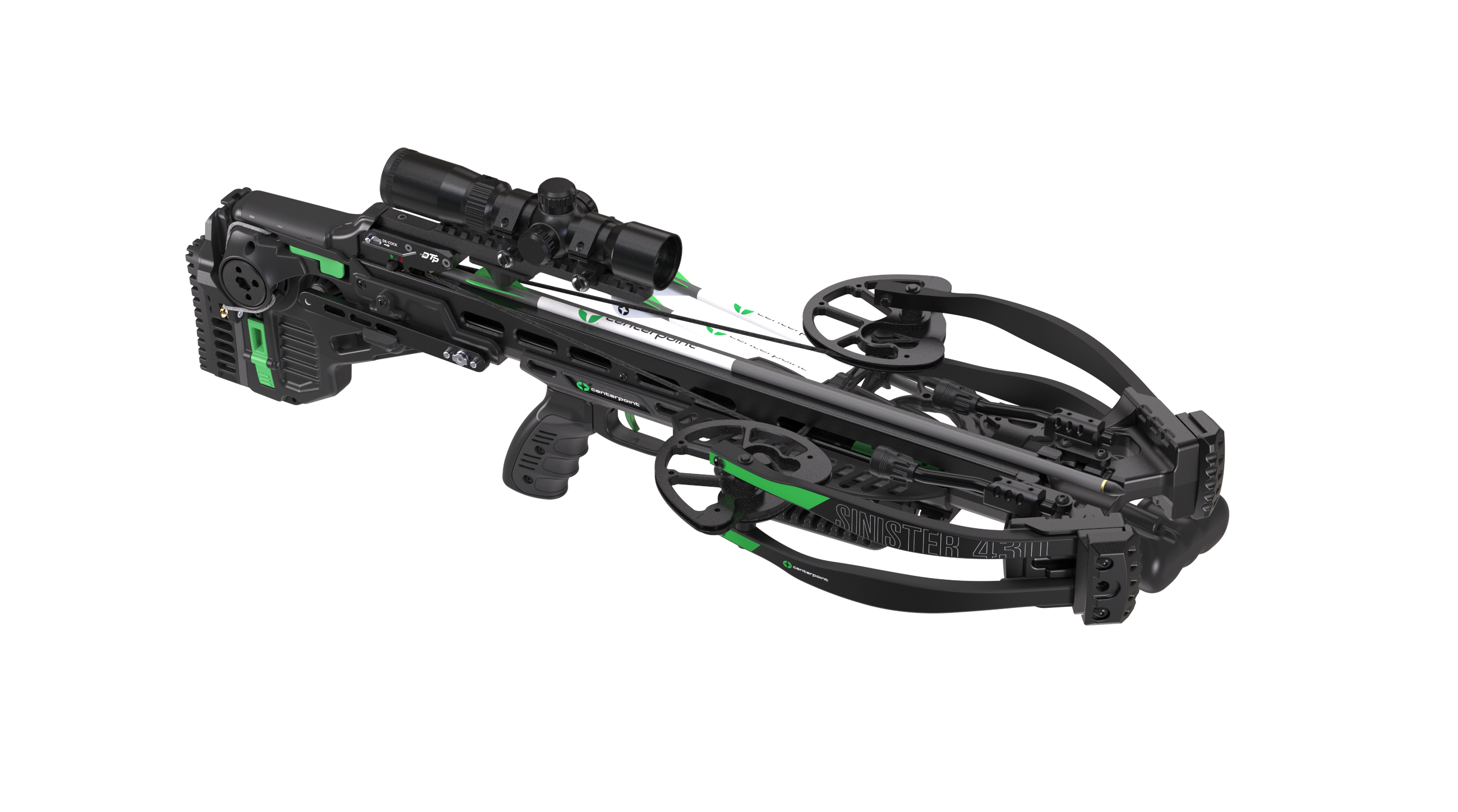 Sinister 430D [Hone in on your target and release 164 foot pounds of kinetic energy at 430 FPS with the Sinister 430D. By combining superior stability, handling, and advanced technology, you can head out in search of your next trophy confident you ha